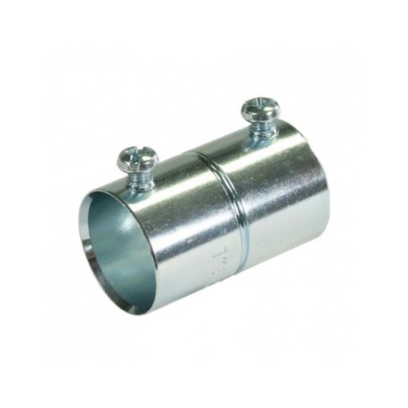 Cople Galvanizado 1/2" con...