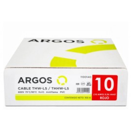 Cable THW Cal. 10 Argos Rojo