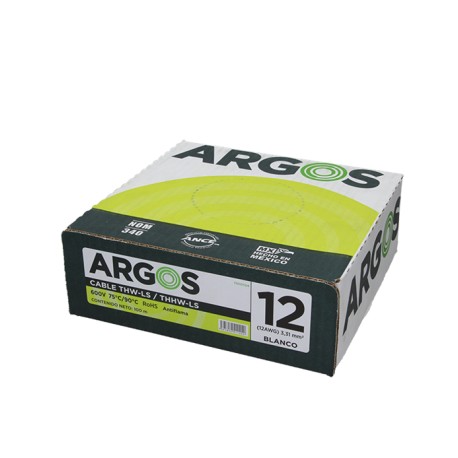 Cable THW Cal. 12 Argos Blanco