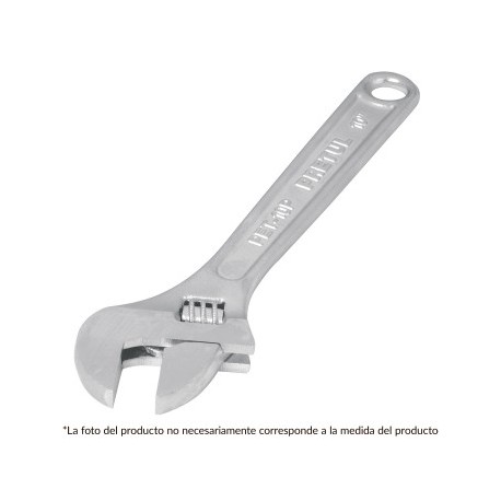 Llave Perico Cromada 10"...