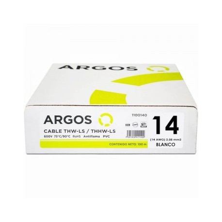 Cable THW Cal. 14 Argos Blanco