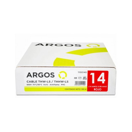 Cable THW Cal. 14 Argos Rojo