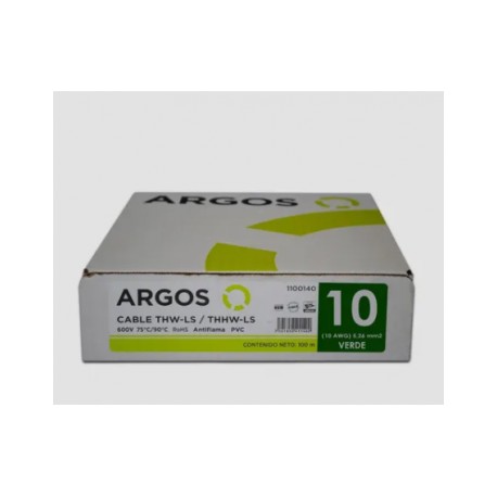 Cable THW Cal. 10 Argos Verde