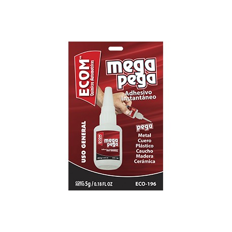 Pegamento Mega Pega 5 gr ECOM